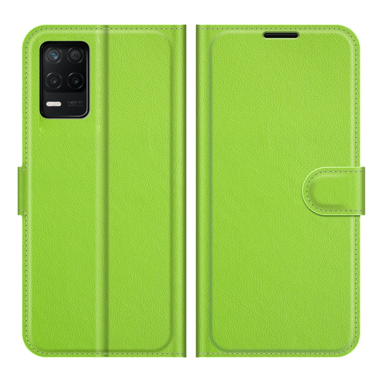 For OPPO Realme V13 5G / Realme 8 5G / Q3i 5G / Q3 5G Litchi Texture Horizontal Flip Protective Case with Holder & Card Slots & Wallet