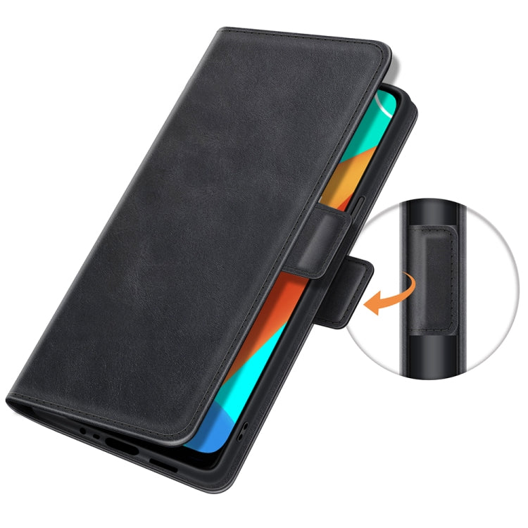 For OPPO Realme V13 5G / Realme 8 5G / Q3i 5G / Q3 5G Dual-side Magnetic Buckle Horizontal Flip Leather Case with Holder & Card Slots & Wallet