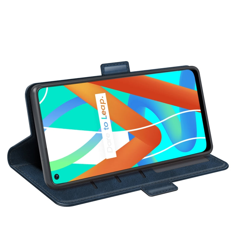 For OPPO Realme V13 5G / Realme 8 5G / Q3i 5G / Q3 5G Dual-side Magnetic Buckle Horizontal Flip Leather Case with Holder & Card Slots & Wallet