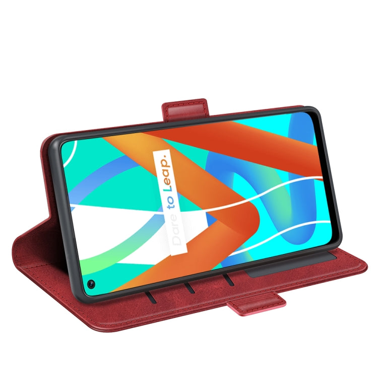 For OPPO Realme V13 5G / Realme 8 5G / Q3i 5G / Q3 5G Dual-side Magnetic Buckle Horizontal Flip Leather Case with Holder & Card Slots & Wallet