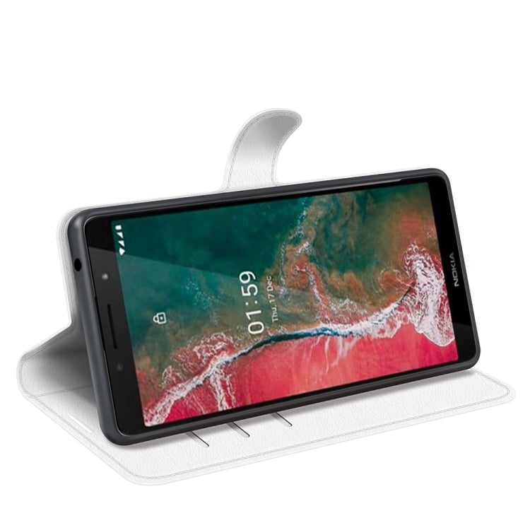 For Nokia C1 Plus Litchi Texture Horizontal Flip Protective Case with Holder & Card Slots & Wallet