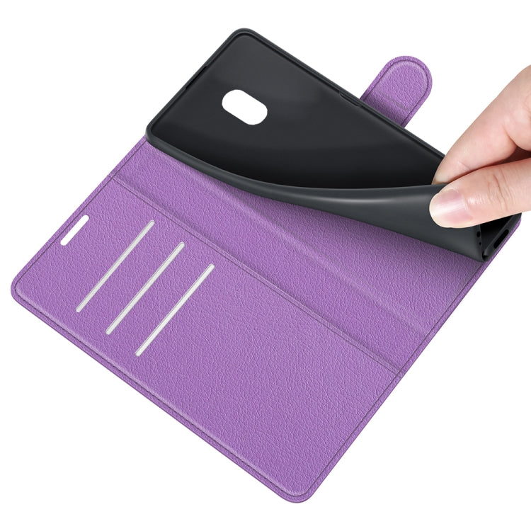 For Nokia C1 Plus Litchi Texture Horizontal Flip Protective Case with Holder & Card Slots & Wallet
