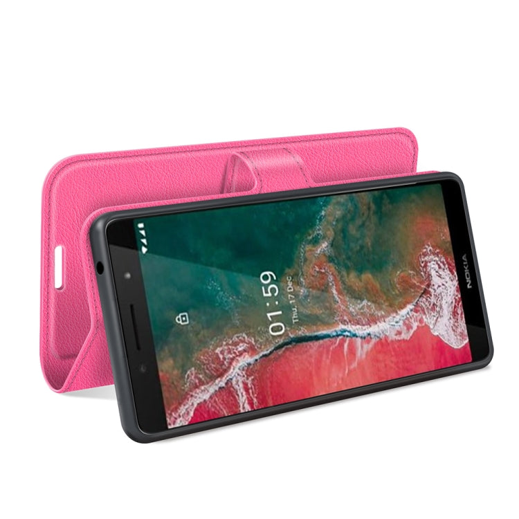 For Nokia C1 Plus Litchi Texture Horizontal Flip Protective Case with Holder & Card Slots & Wallet
