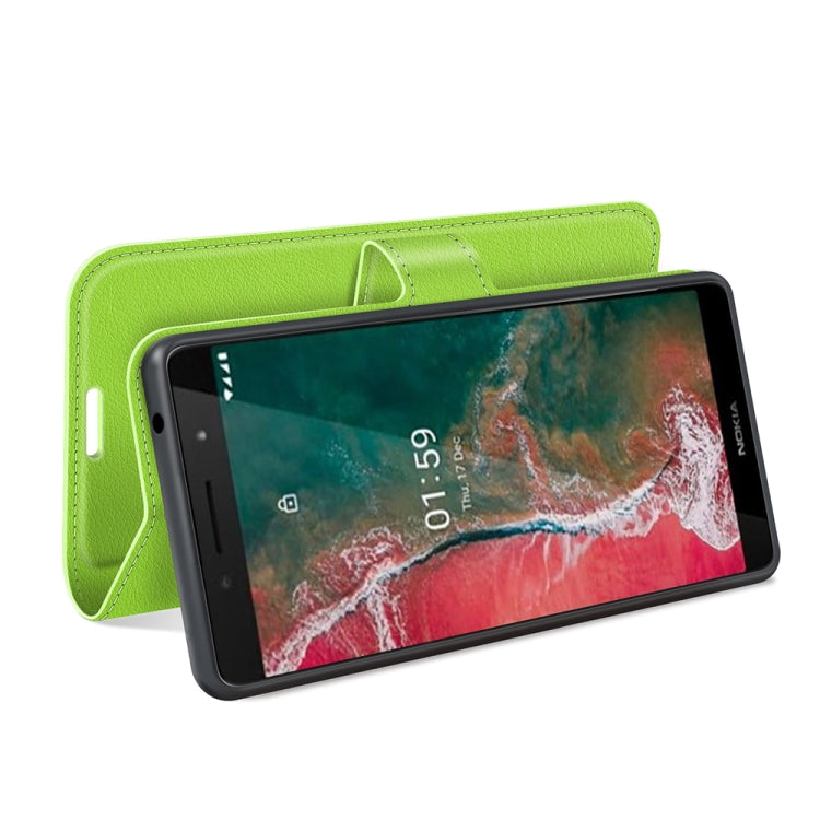 For Nokia C1 Plus Litchi Texture Horizontal Flip Protective Case with Holder & Card Slots & Wallet