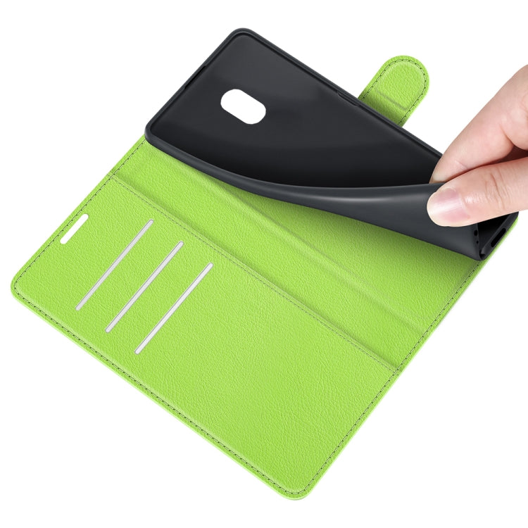 For Nokia C1 Plus Litchi Texture Horizontal Flip Protective Case with Holder & Card Slots & Wallet