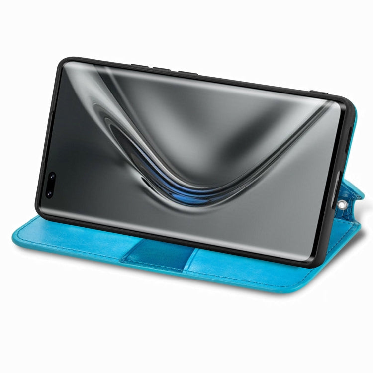 For Honor V40 5G Blooming Mandala Embossed Pattern Magnetic Horizontal Flip Leather Case with Holder & Card Slots & Wallet