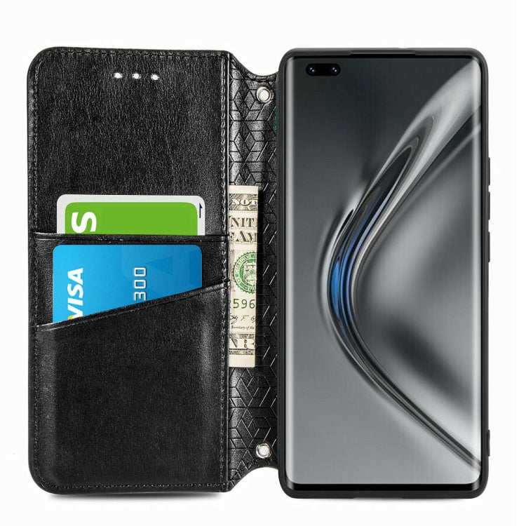 For Honor V40 5G Blooming Mandala Embossed Pattern Magnetic Horizontal Flip Leather Case with Holder & Card Slots & Wallet