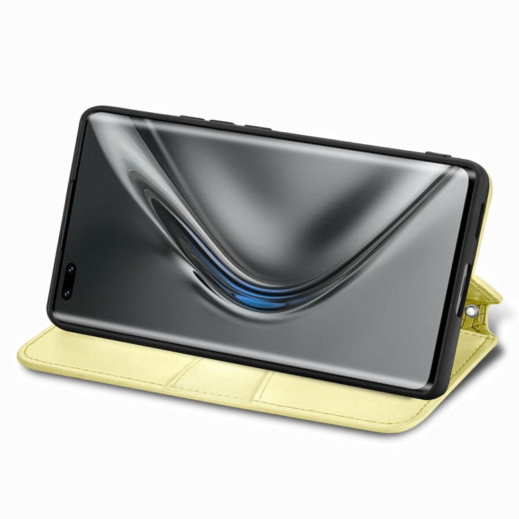 For Honor V40 5G Blooming Mandala Embossed Pattern Magnetic Horizontal Flip Leather Case with Holder & Card Slots & Wallet