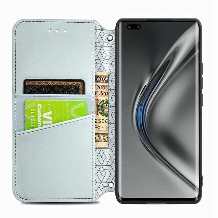 For Honor V40 5G Blooming Mandala Embossed Pattern Magnetic Horizontal Flip Leather Case with Holder & Card Slots & Wallet