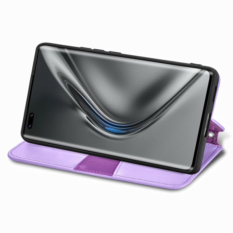 For Honor V40 5G Blooming Mandala Embossed Pattern Magnetic Horizontal Flip Leather Case with Holder & Card Slots & Wallet