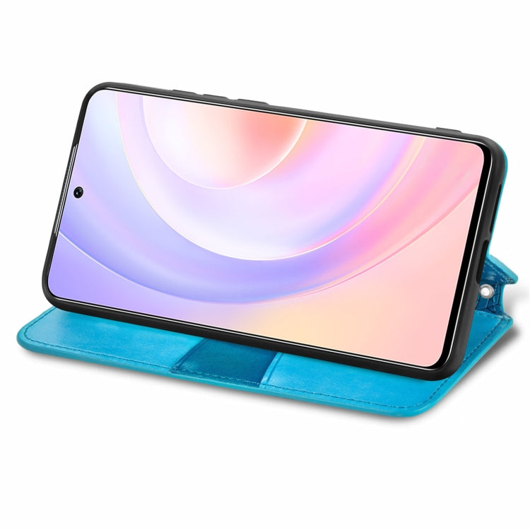 For Honor 50 SE Blooming Mandala Embossed Pattern Magnetic Horizontal Flip Leather Case with Holder & Card Slots & Wallet