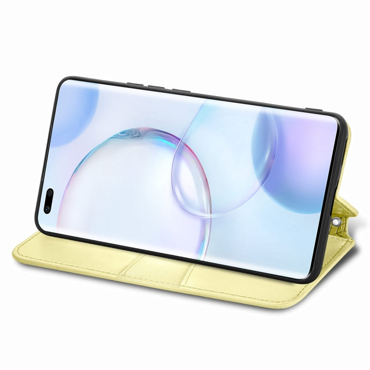 For Honor 50 Pro Blooming Mandala Embossed Pattern Magnetic Horizontal Flip Leather Case with Holder & Card Slots & Wallet