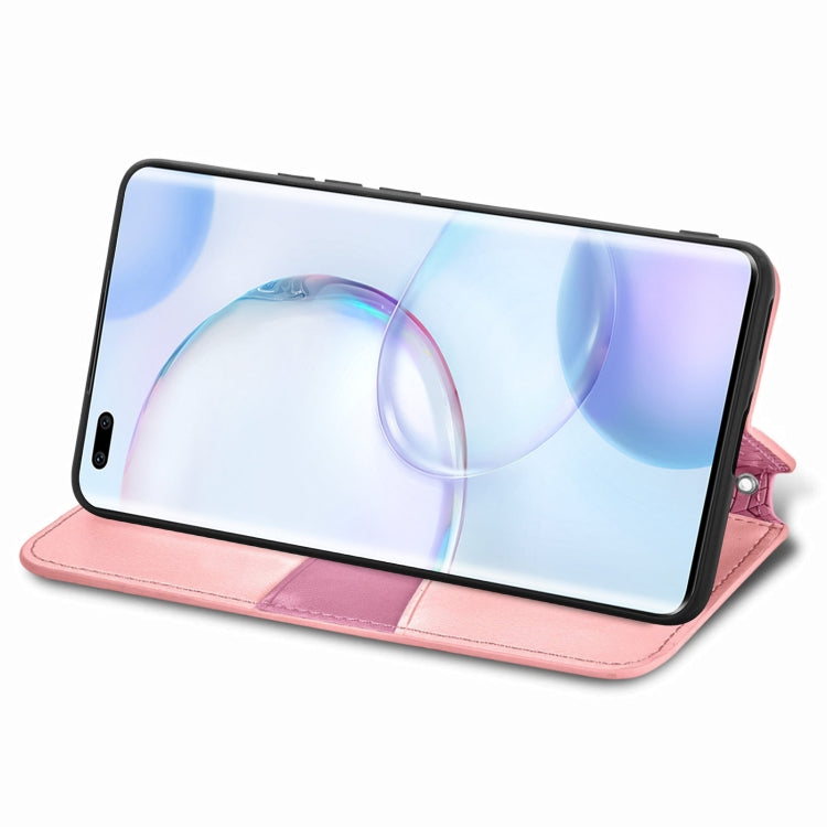 For Honor 50 Pro Blooming Mandala Embossed Pattern Magnetic Horizontal Flip Leather Case with Holder & Card Slots & Wallet