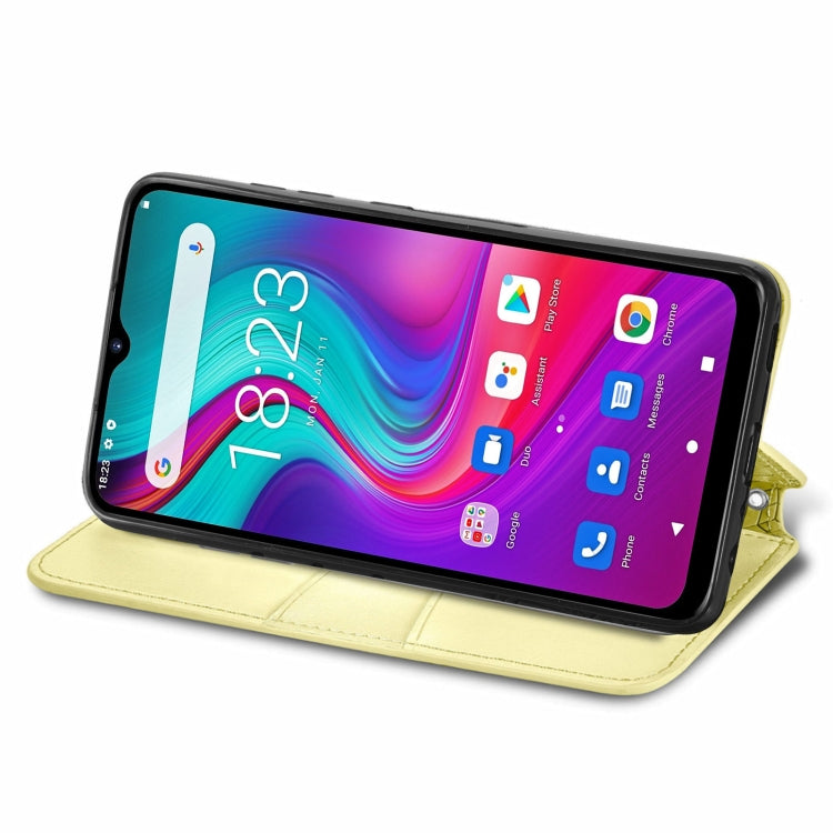 For Doogee X96 Pro Blooming Mandala Embossed Pattern Magnetic Horizontal Flip Leather Case with Holder & Card Slots & Wallet