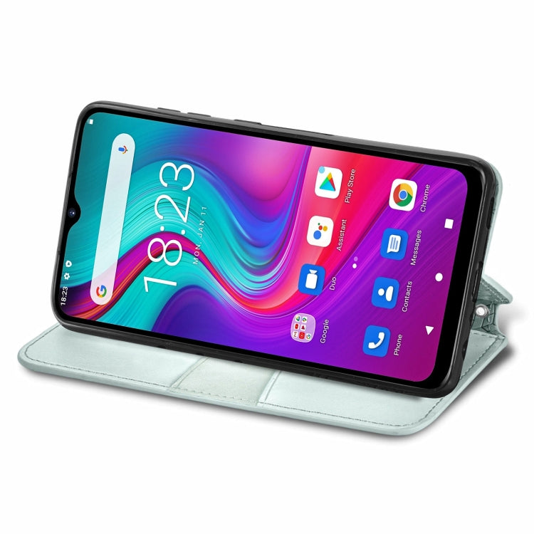 For Doogee X96 Pro Blooming Mandala Embossed Pattern Magnetic Horizontal Flip Leather Case with Holder & Card Slots & Wallet