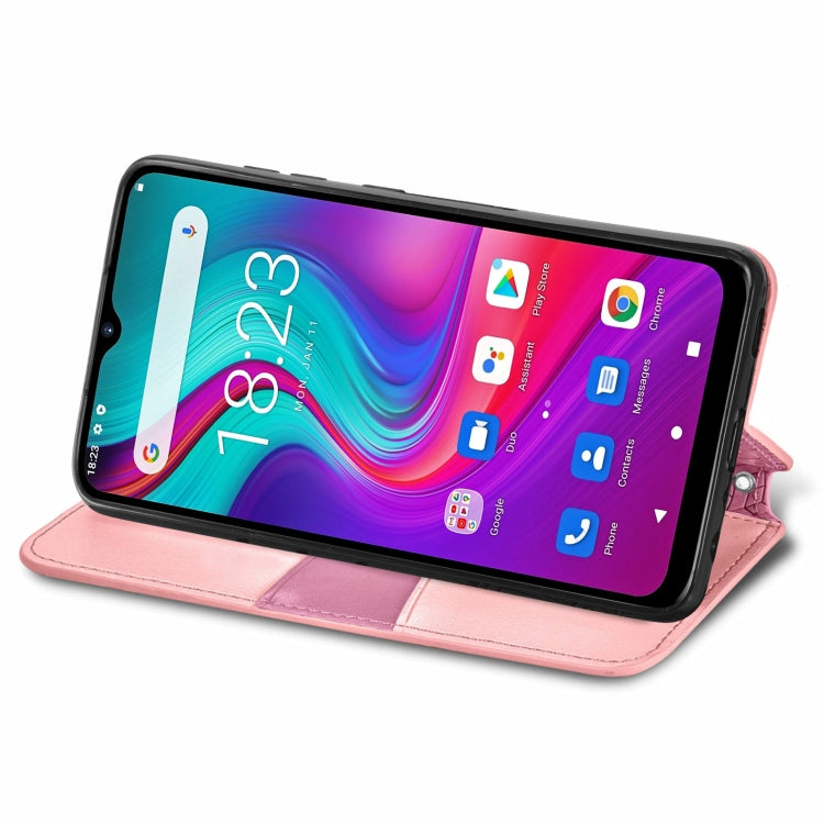 For Doogee X96 Pro Blooming Mandala Embossed Pattern Magnetic Horizontal Flip Leather Case with Holder & Card Slots & Wallet