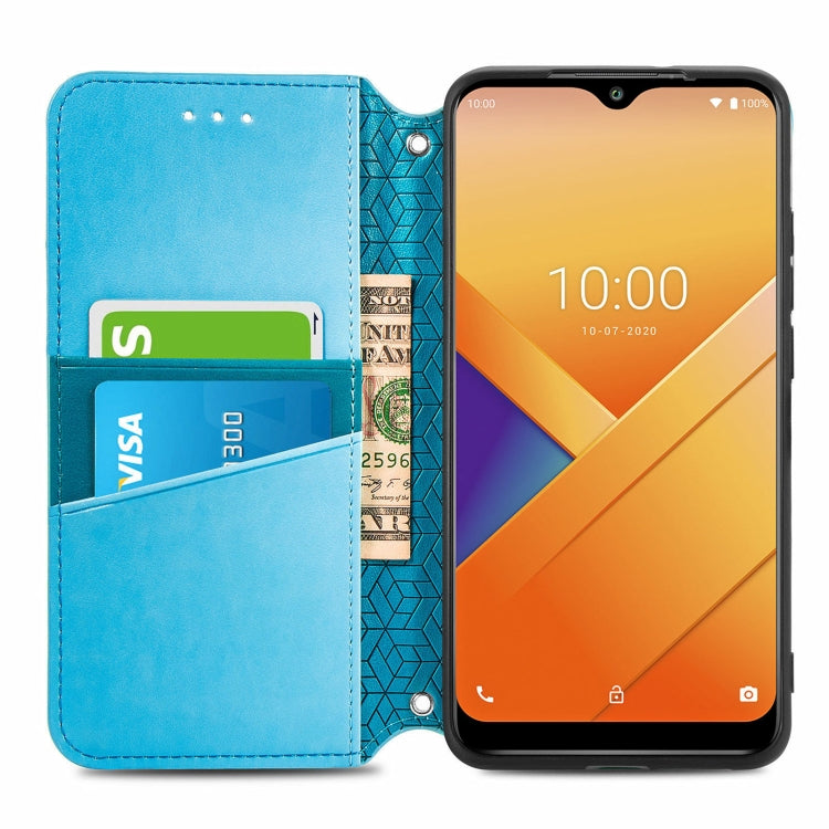 For Wiko Y81 Blooming Mandala Embossed Pattern Magnetic Horizontal Flip Leather Case with Holder & Card Slots & Wallet