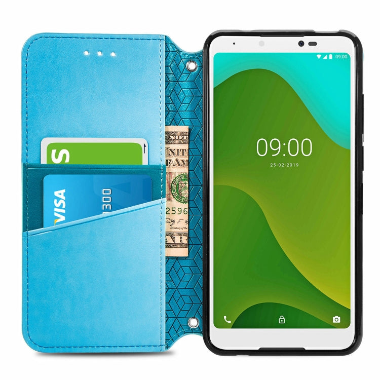 For Wiko Jerry 4 Blooming Mandala Embossed Pattern Magnetic Horizontal Flip Leather Case with Holder & Card Slots & Wallet