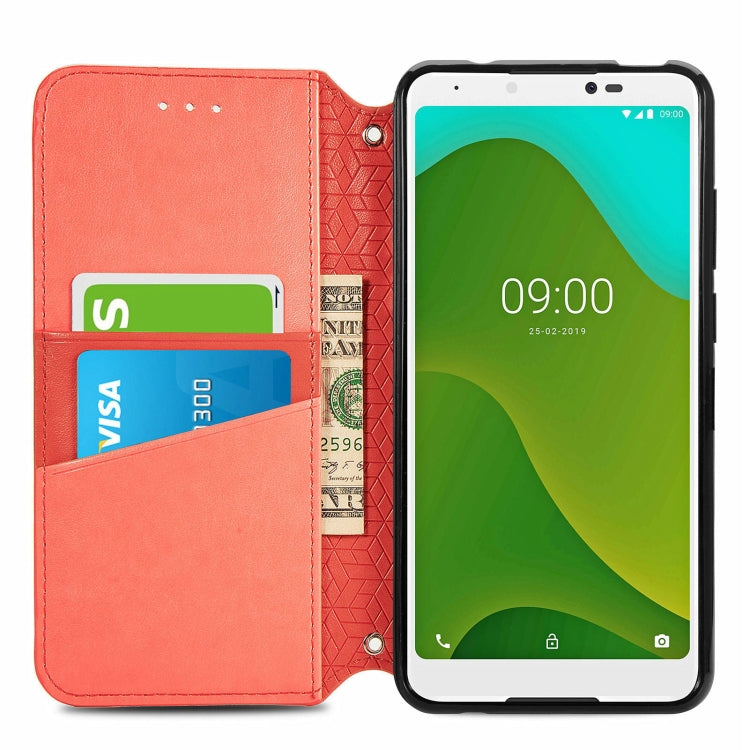 For Wiko Jerry 4 Blooming Mandala Embossed Pattern Magnetic Horizontal Flip Leather Case with Holder & Card Slots & Wallet