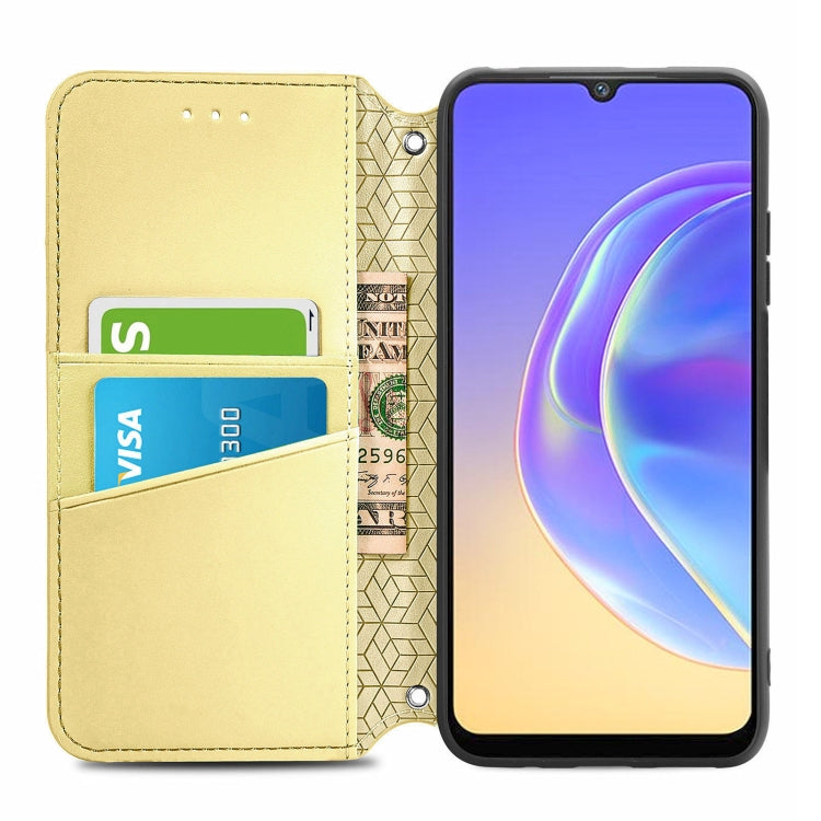 For vivo V21e 4G Blooming Mandala Embossed Pattern Magnetic Horizontal Flip Leather Case with Holder & Card Slots & Wallet