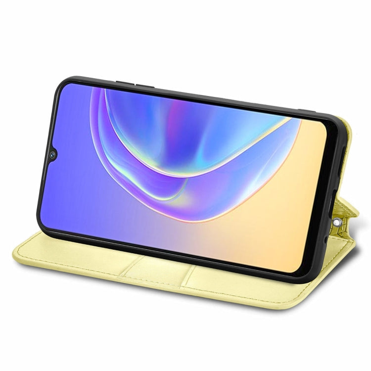 For vivo V21e 4G Blooming Mandala Embossed Pattern Magnetic Horizontal Flip Leather Case with Holder & Card Slots & Wallet