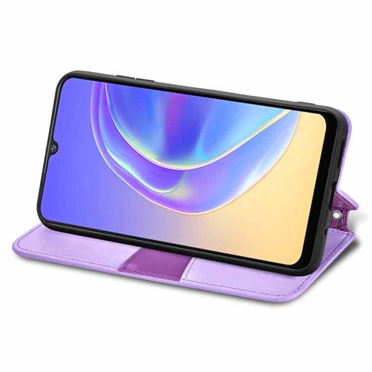 For vivo V21e 4G Blooming Mandala Embossed Pattern Magnetic Horizontal Flip Leather Case with Holder & Card Slots & Wallet