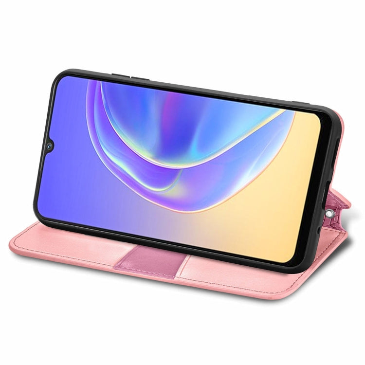 For vivo V21e 4G Blooming Mandala Embossed Pattern Magnetic Horizontal Flip Leather Case with Holder & Card Slots & Wallet