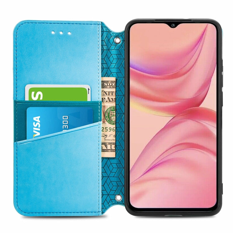 For Infinix Hot 10 Lite Blooming Mandala Embossed Pattern Magnetic Horizontal Flip Leather Case with Holder & Card Slots & Wallet