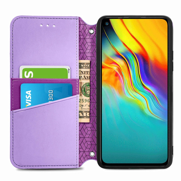 For Infinix Hot 9 Blooming Mandala Embossed Pattern Magnetic Horizontal Flip Leather Case with Holder & Card Slots & Wallet