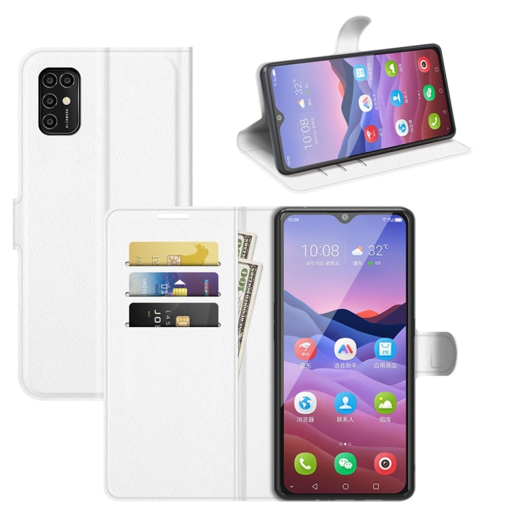 For ZTE Blade V2020 Smart Litchi Texture Horizontal Flip Protective Case with Holder & Card Slots & Wallet