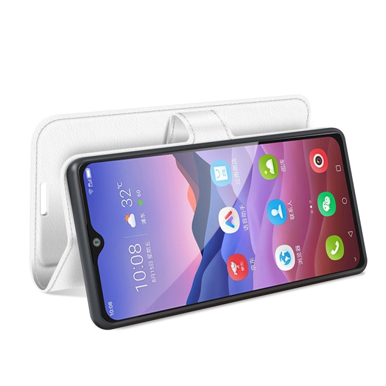 For ZTE Blade V2020 Smart Litchi Texture Horizontal Flip Protective Case with Holder & Card Slots & Wallet