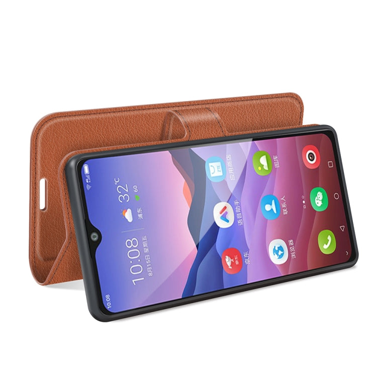 For ZTE Blade V2020 Smart Litchi Texture Horizontal Flip Protective Case with Holder & Card Slots & Wallet