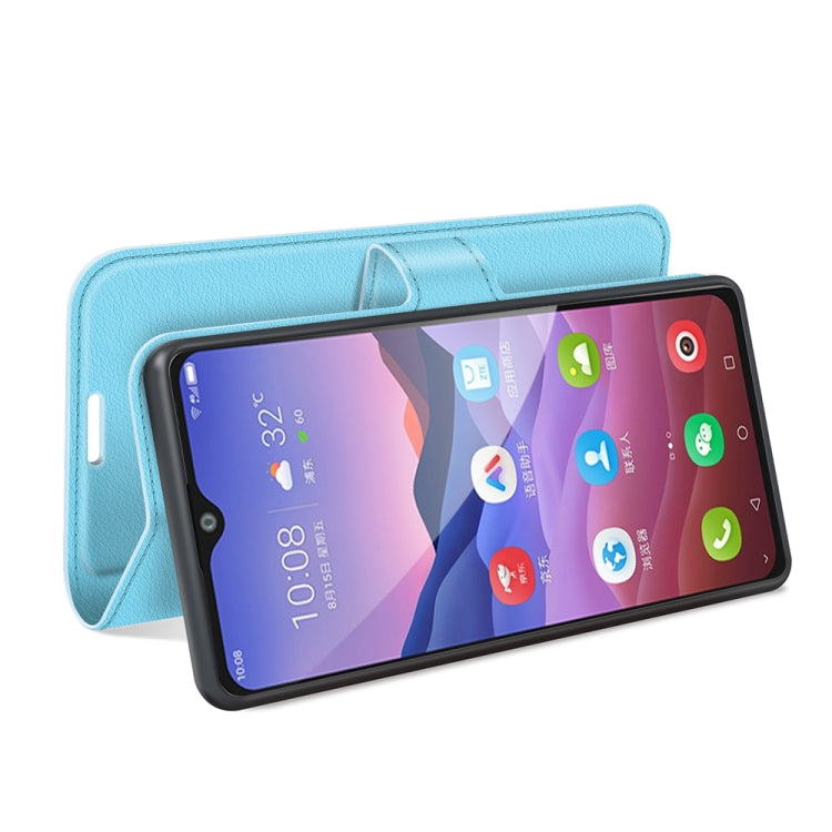 For ZTE Blade V2020 Smart Litchi Texture Horizontal Flip Protective Case with Holder & Card Slots & Wallet