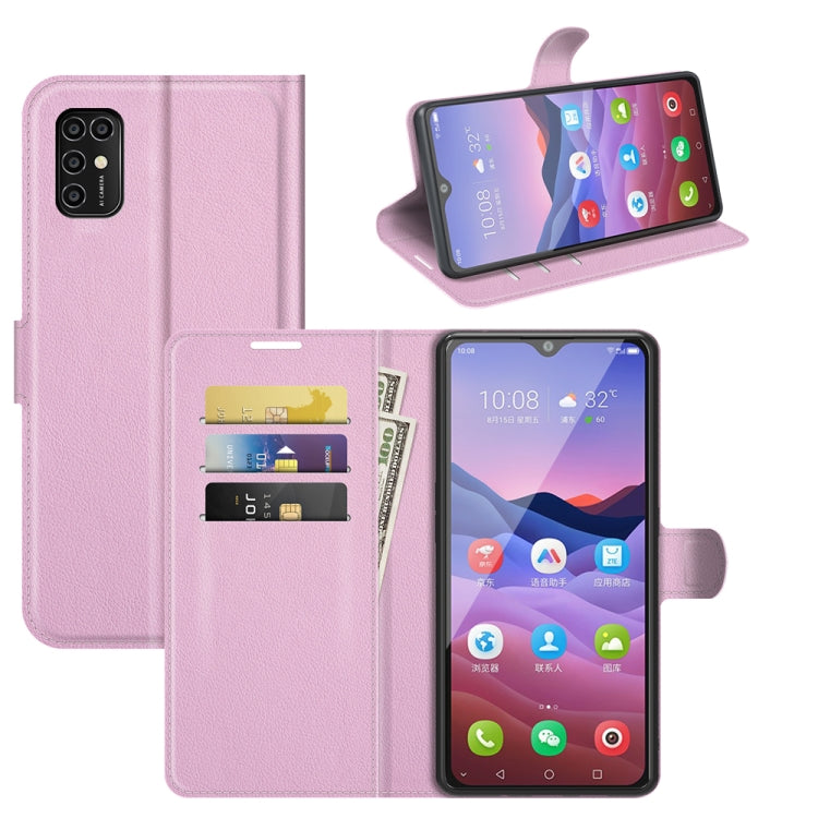 For ZTE Blade V2020 Smart Litchi Texture Horizontal Flip Protective Case with Holder & Card Slots & Wallet