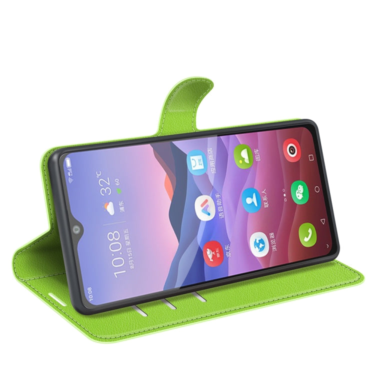 For ZTE Blade V2020 Smart Litchi Texture Horizontal Flip Protective Case with Holder & Card Slots & Wallet