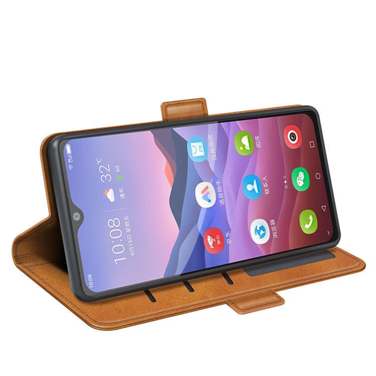 For ZTE Blade V2020 Smart Dual-side Magnetic Buckle Horizontal Flip Leather Case with Holder & Card Slots & Wallet