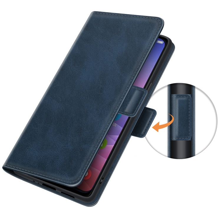 For ZTE Blade V2020 Smart Dual-side Magnetic Buckle Horizontal Flip Leather Case with Holder & Card Slots & Wallet