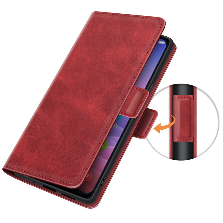 For ZTE Blade V2020 Smart Dual-side Magnetic Buckle Horizontal Flip Leather Case with Holder & Card Slots & Wallet