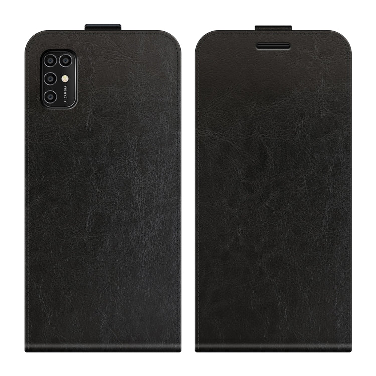 For ZTE Blade V2020 Smart R64 Texture Single Vertical Flip Leather Protective Case with Card Slots & Photo Frame
