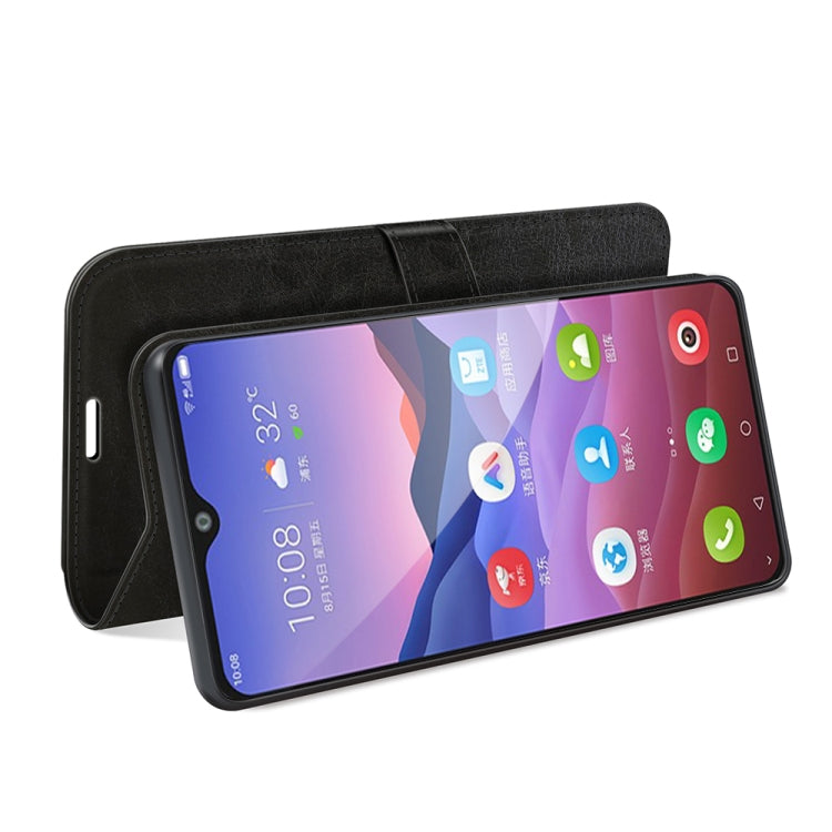 For ZTE Blade V2020 Smart R64 Texture Single Horizontal Flip Protective Case with Holder & Card Slots & Wallet& Photo Frame