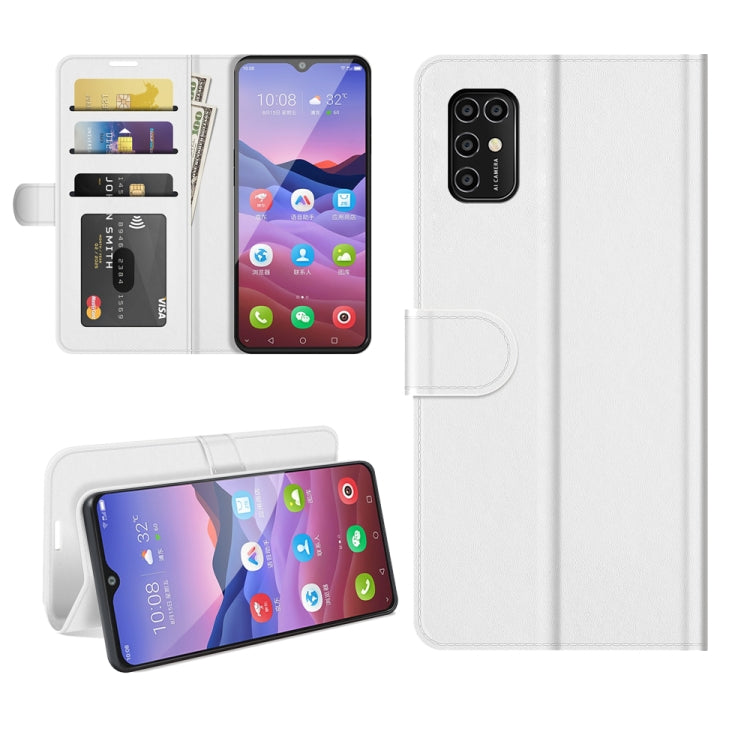 For ZTE Blade V2020 Smart R64 Texture Single Horizontal Flip Protective Case with Holder & Card Slots & Wallet& Photo Frame