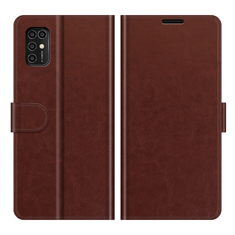 For ZTE Blade V2020 Smart R64 Texture Single Horizontal Flip Protective Case with Holder & Card Slots & Wallet& Photo Frame