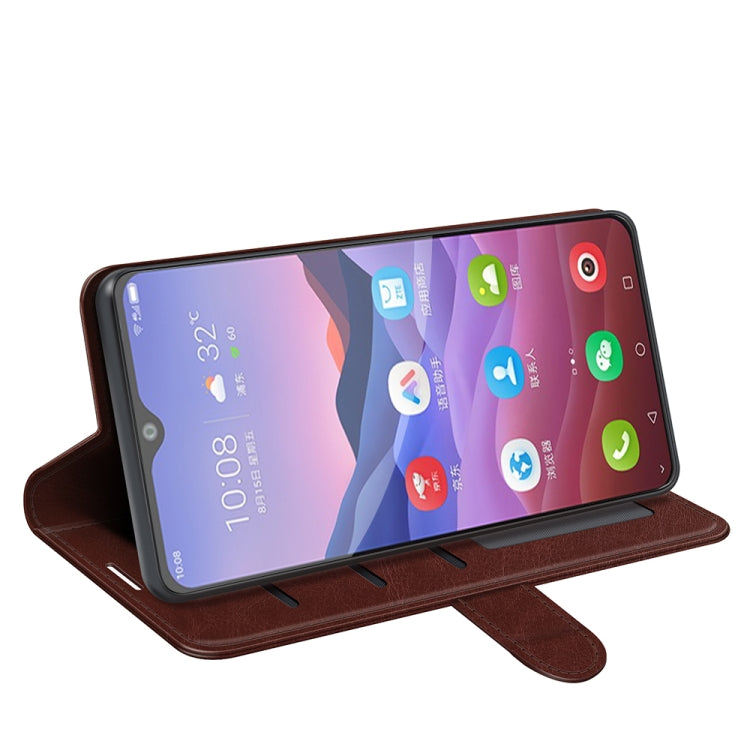 For ZTE Blade V2020 Smart R64 Texture Single Horizontal Flip Protective Case with Holder & Card Slots & Wallet& Photo Frame