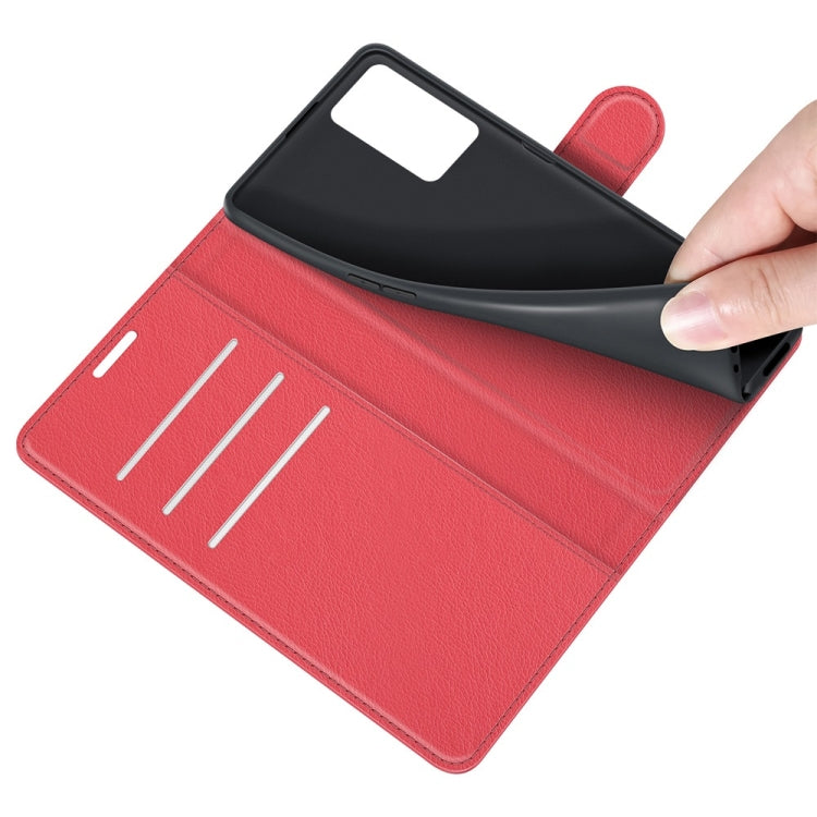 For OPPO A16 Litchi Texture Horizontal Flip Protective Case with Holder & Card Slots & Wallet