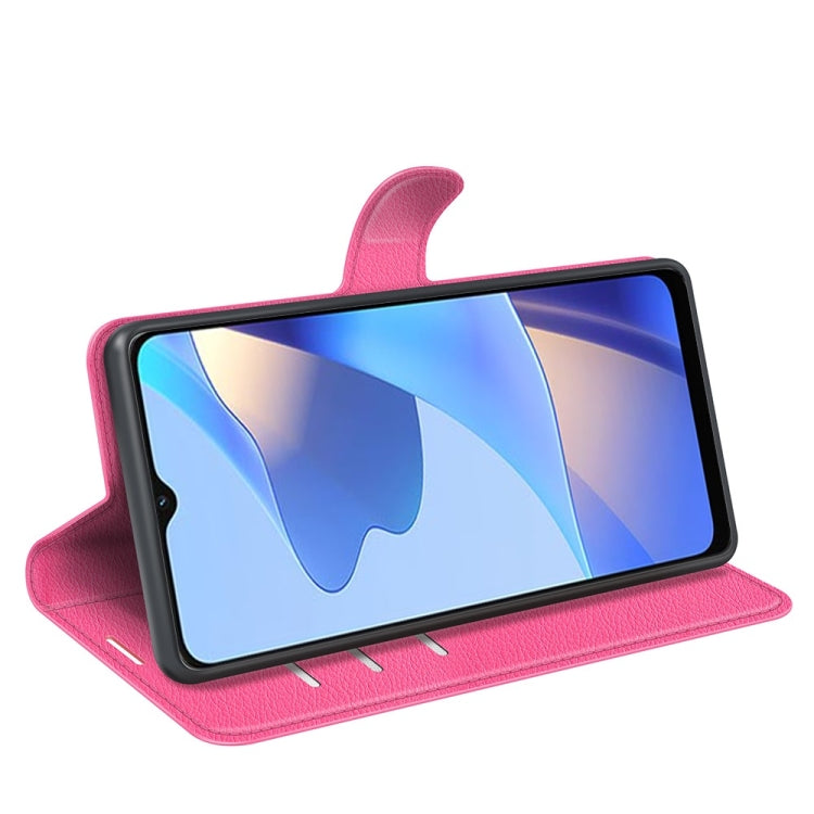 For OPPO A16 Litchi Texture Horizontal Flip Protective Case with Holder & Card Slots & Wallet