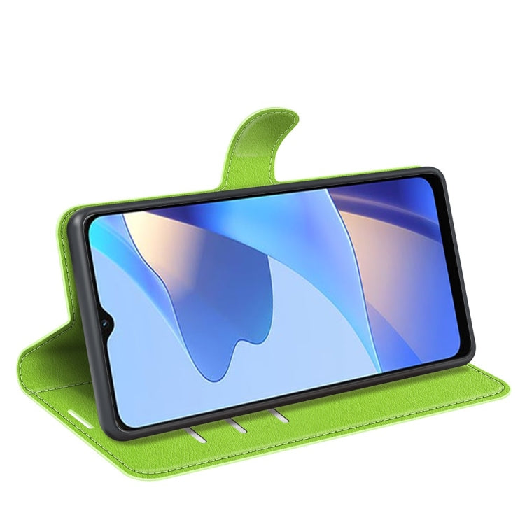 For OPPO A16 Litchi Texture Horizontal Flip Protective Case with Holder & Card Slots & Wallet