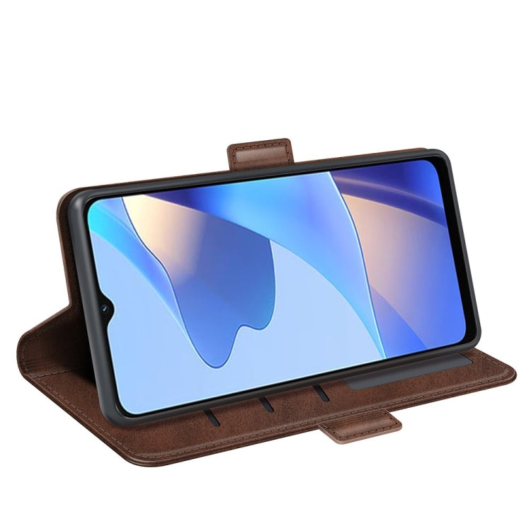 For OPPO A16 Dual-side Magnetic Buckle Horizontal Flip Leather Case with Holder & Card Slots & Wallet