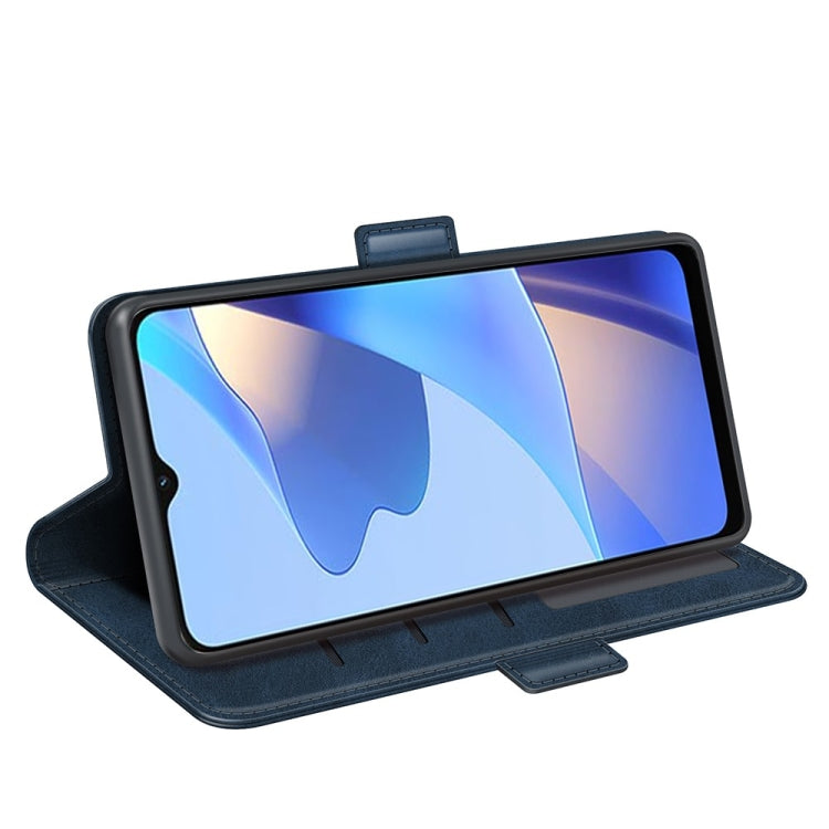 For OPPO A16 Dual-side Magnetic Buckle Horizontal Flip Leather Case with Holder & Card Slots & Wallet