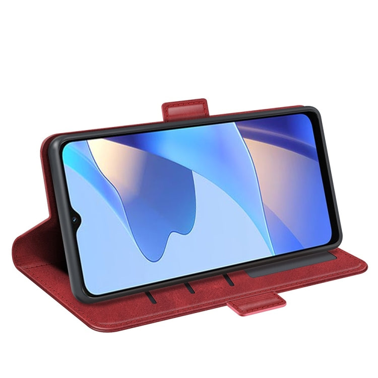 For OPPO A16 Dual-side Magnetic Buckle Horizontal Flip Leather Case with Holder & Card Slots & Wallet