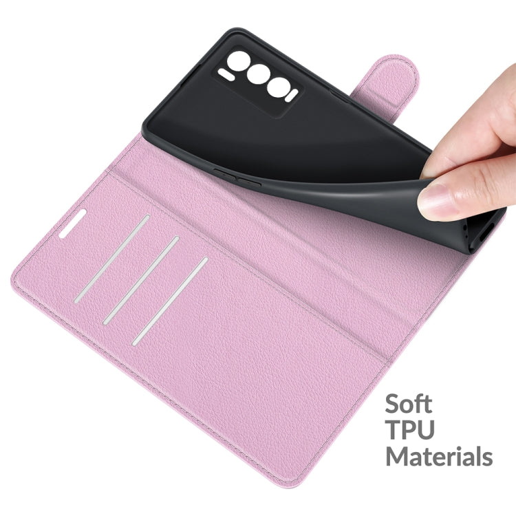 For OPPO Realme GT Master Explorer Litchi Texture Horizontal Flip Protective Case with Holder & Card Slots & Wallet